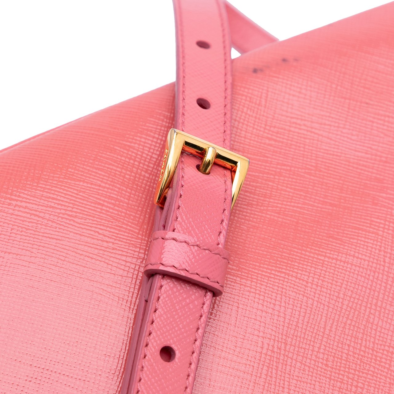 Prada Saffiano Vernice Satchel Roze