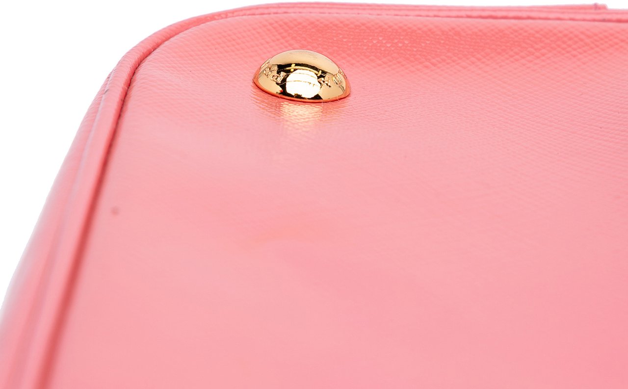 Prada Saffiano Vernice Satchel Roze