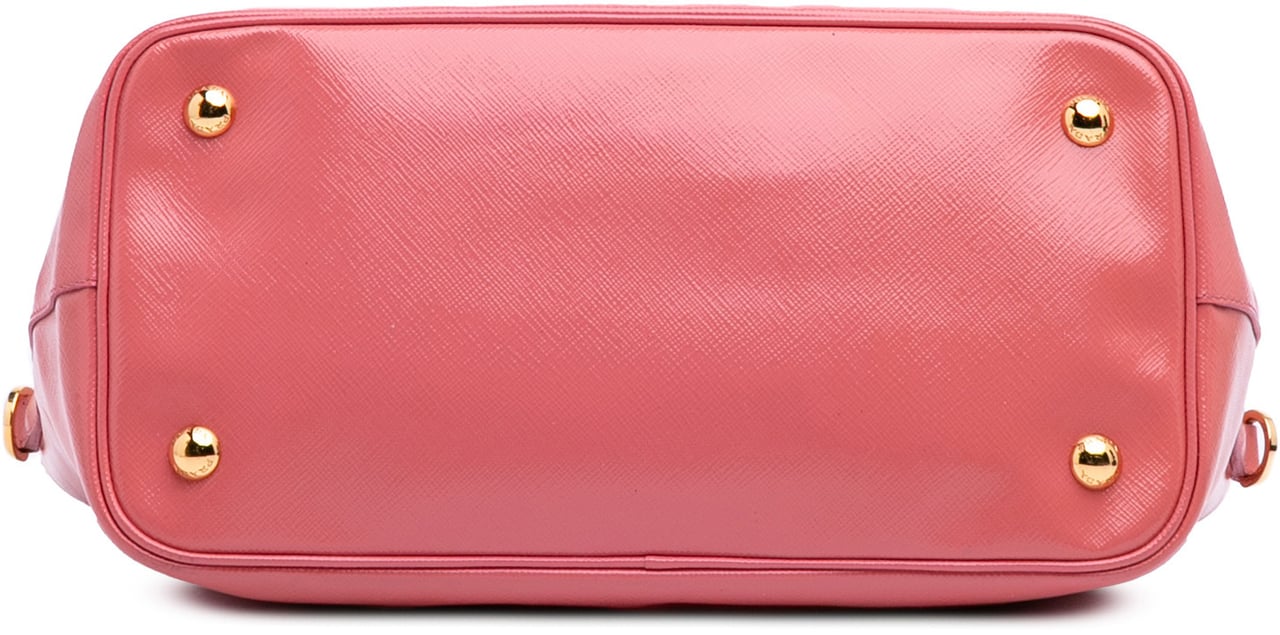 Prada Saffiano Vernice Satchel Roze