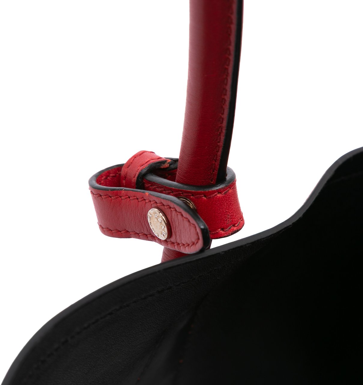 Prada Large City Calf Double Satchel Rood