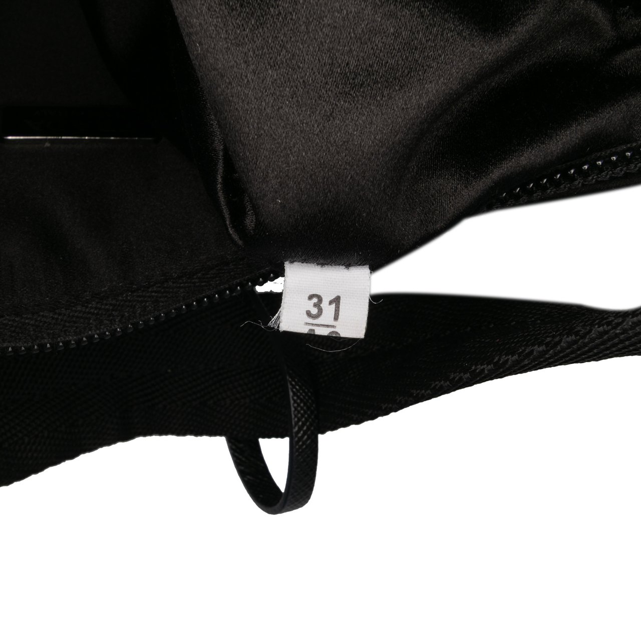 Prada Mini Satin Crystal Re Edition 2000 Shoulder Bag Zwart