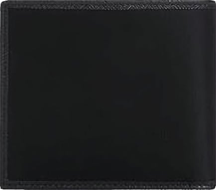 Prada Re-Nylon Wallet with Saffiano Leather Accents and Triangle Logo Zwart