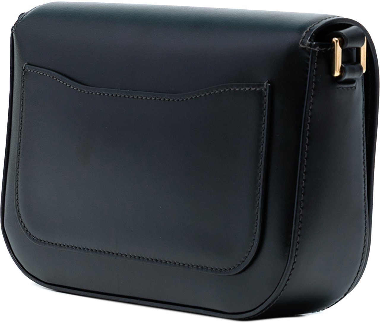 Prada City Calf Flap Crossbody Zwart