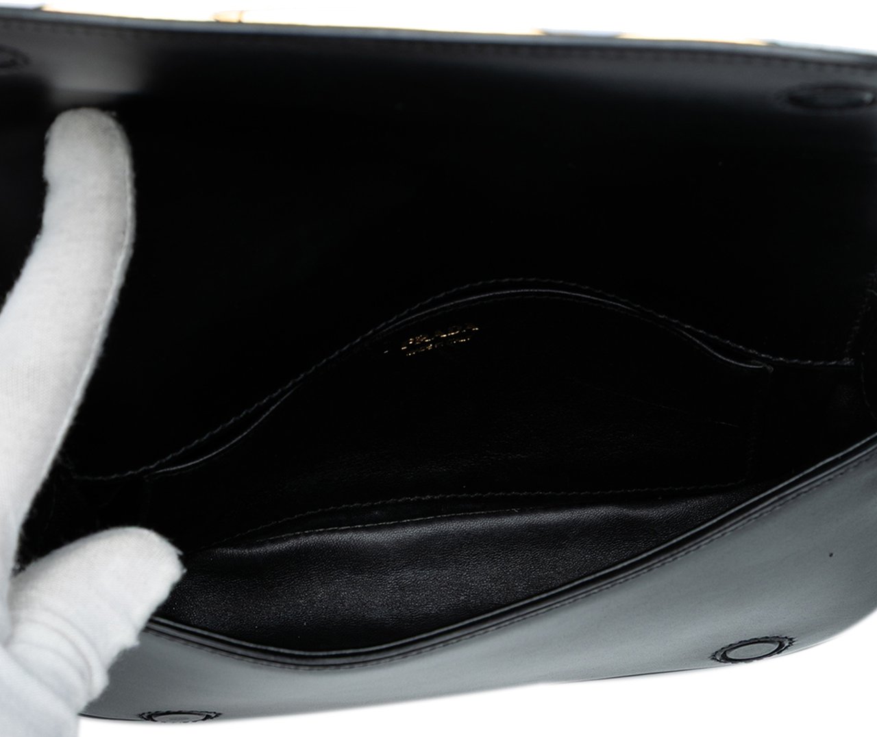 Prada City Calf Flap Crossbody Zwart