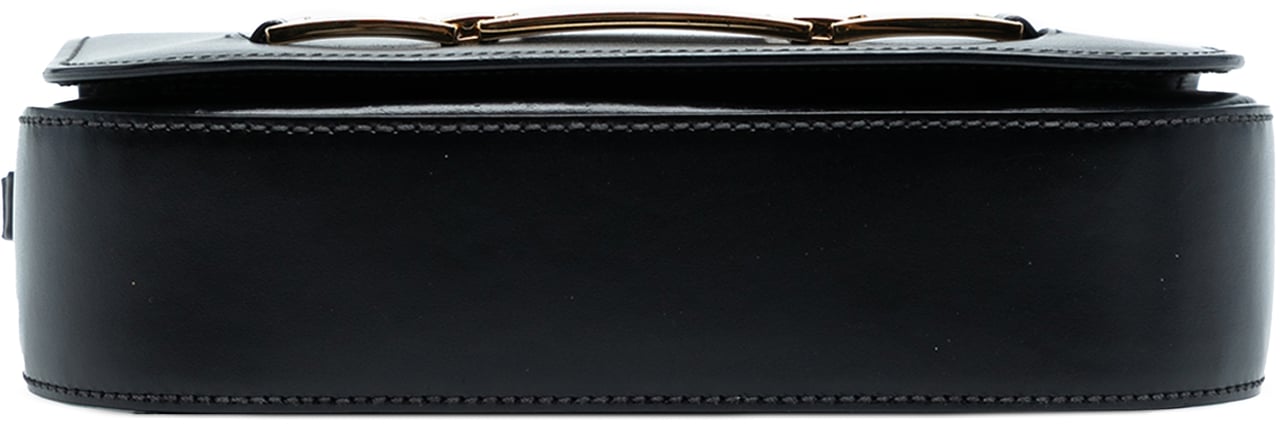 Prada City Calf Flap Crossbody Zwart