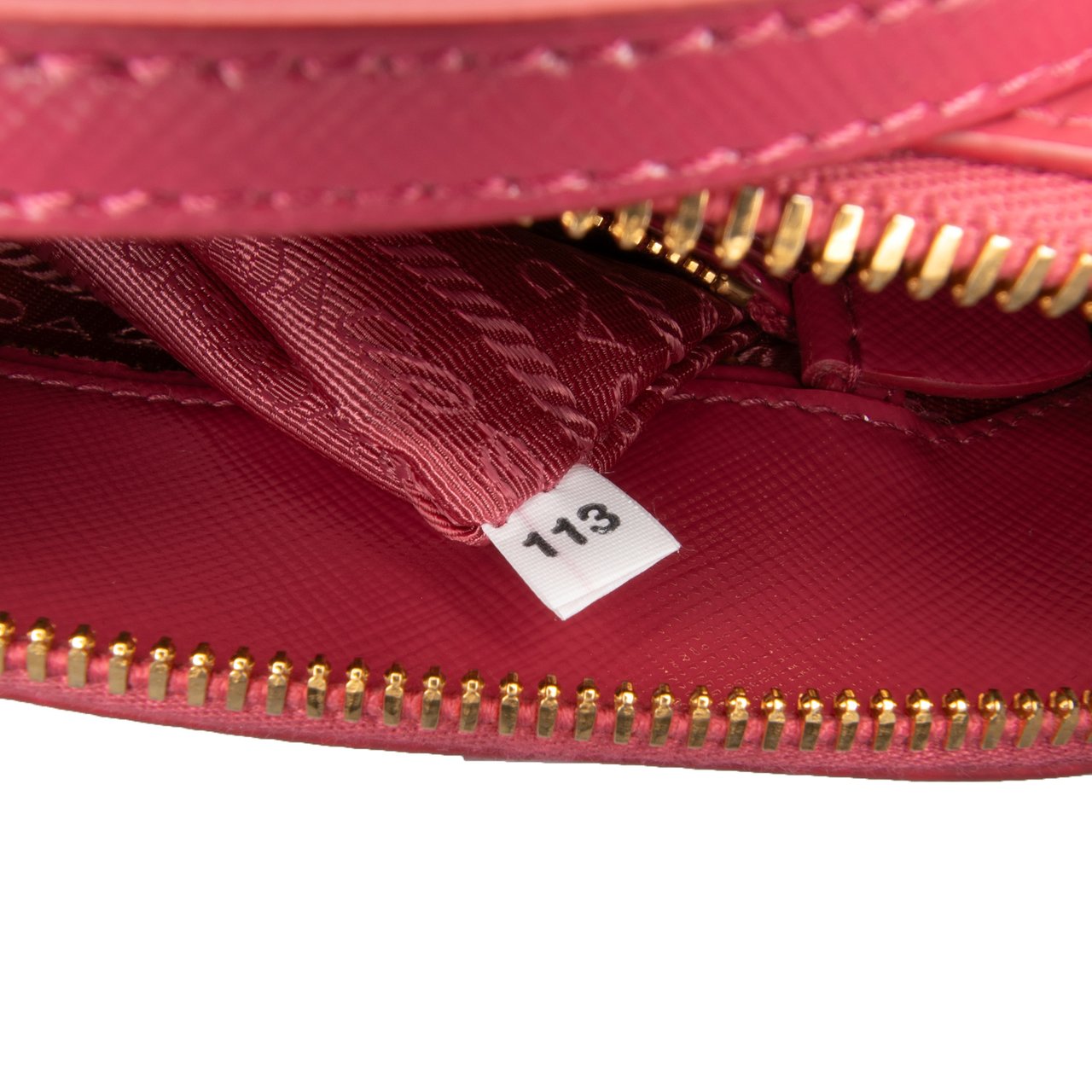 Prada Small Saffiano Vernice Promenade Satchel Roze