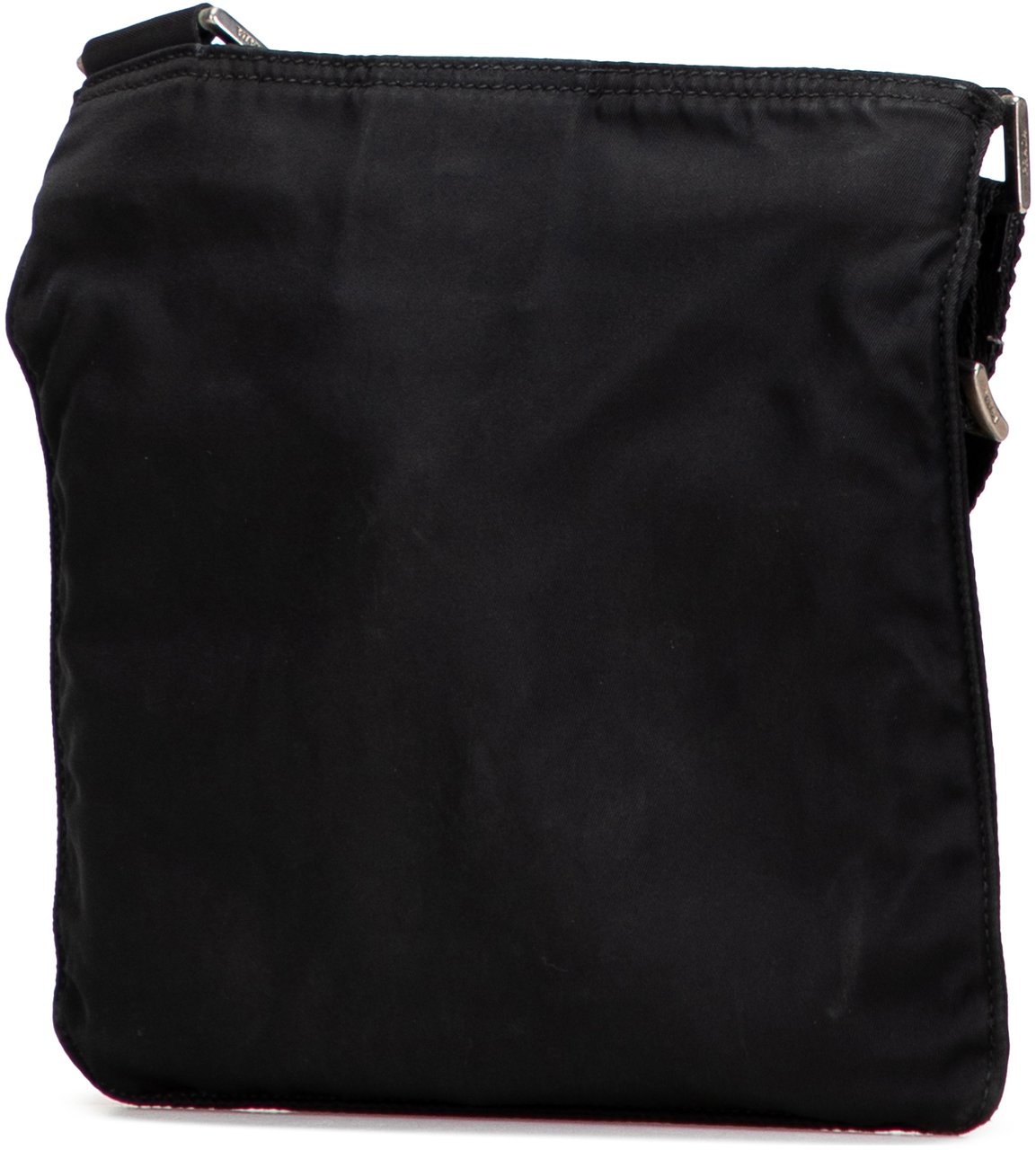 Prada Tessuto Zip Top Crossbody Zwart
