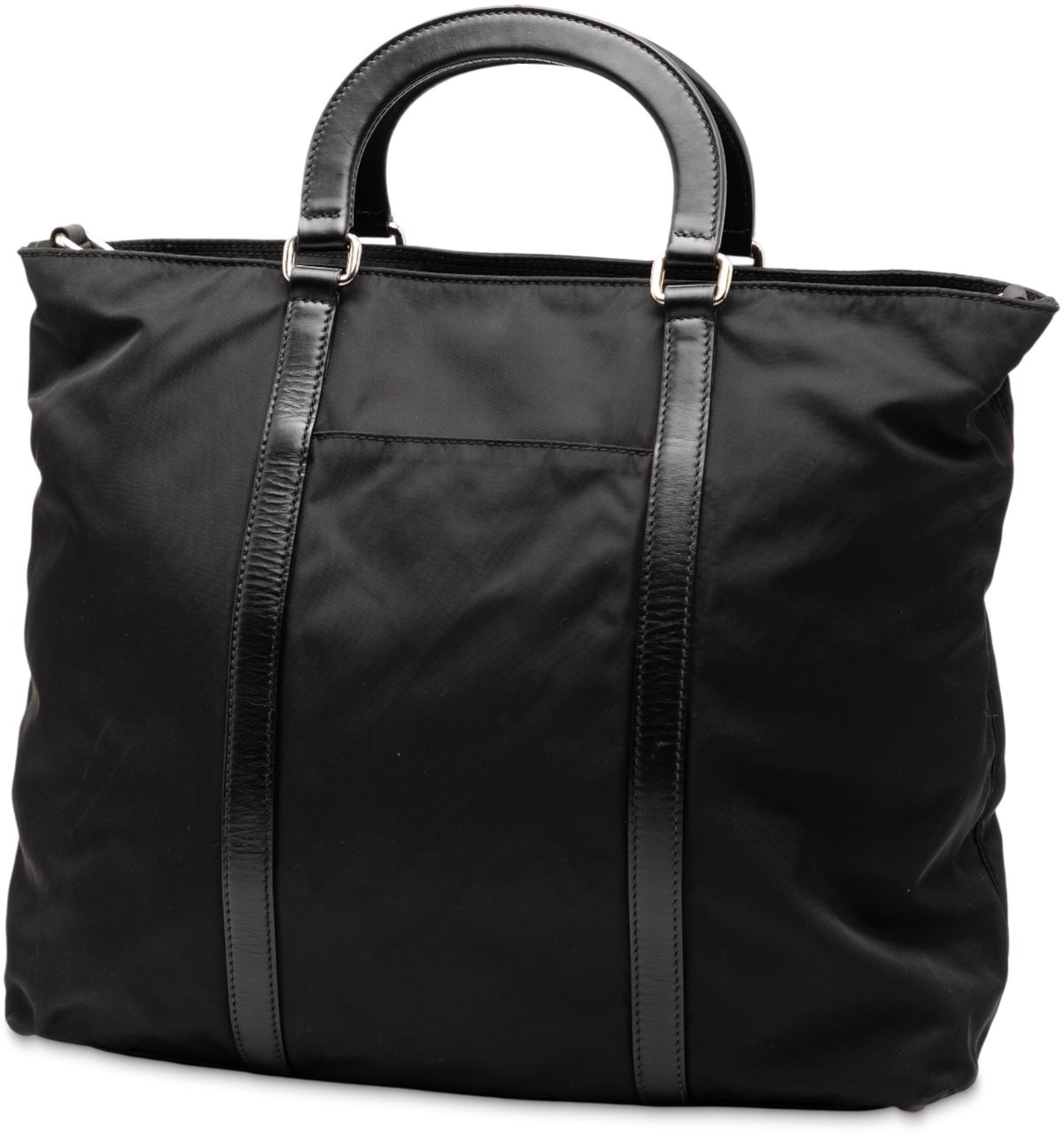 Prada Tessuto Satchel Zwart