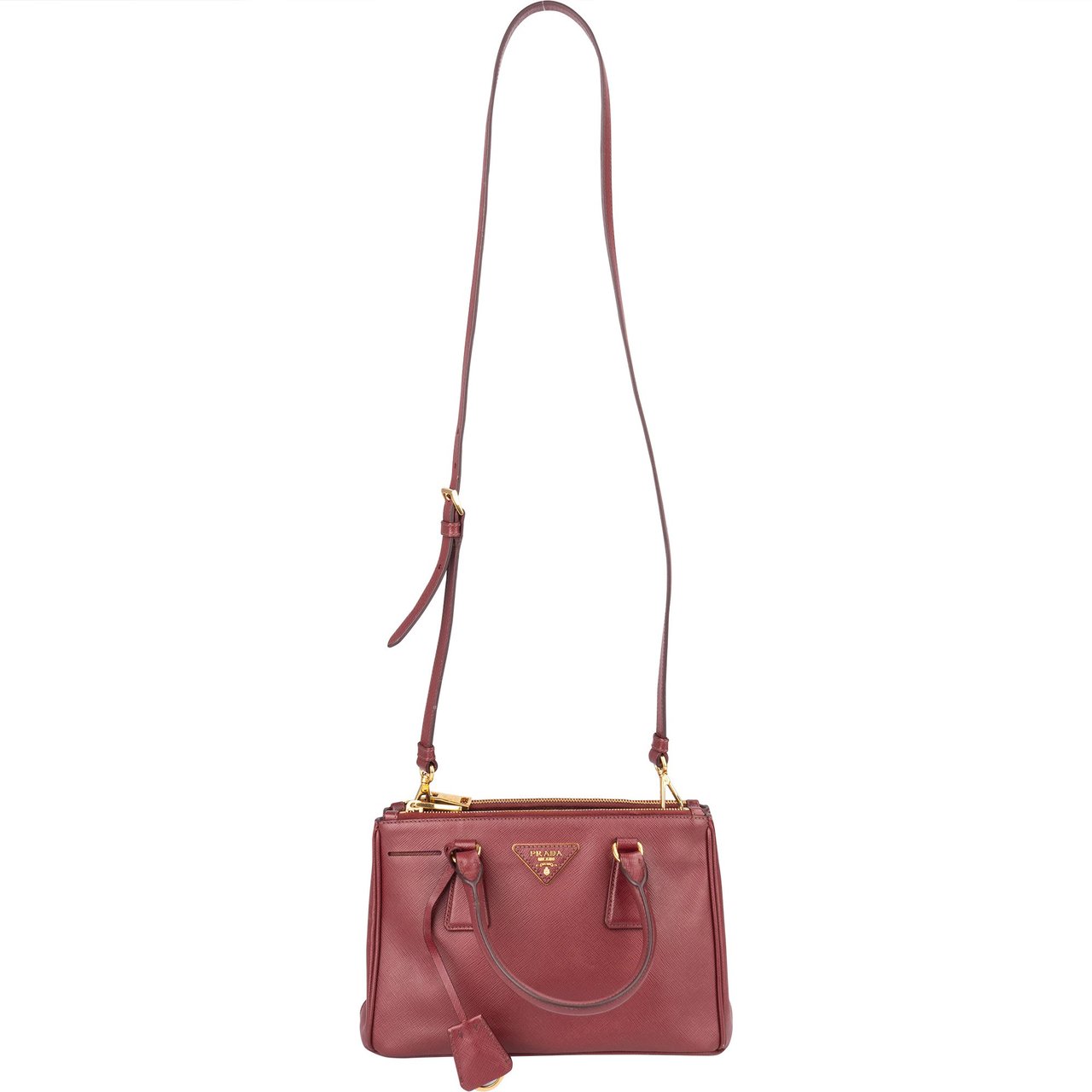 Prada Prada Saffiano Leather Galleria Handbag Divers