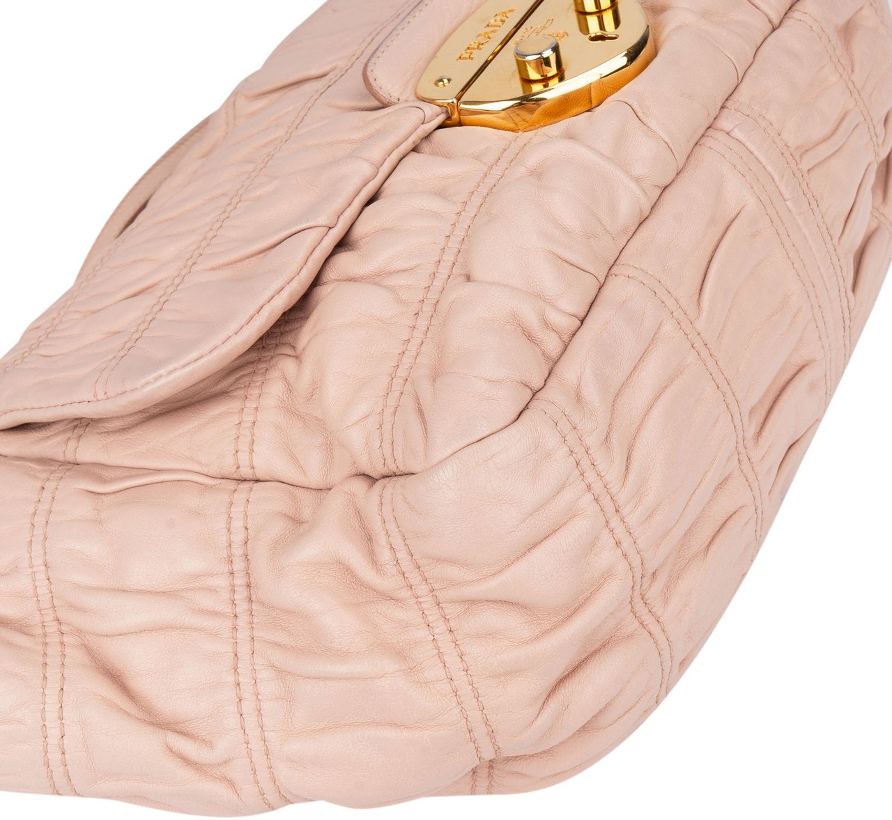 Prada Quilted Leather City Crossbody Bag Rood