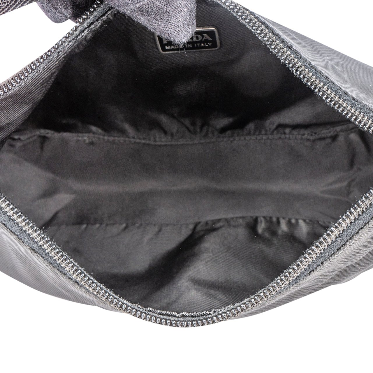 Prada Prada Black Nylon Triangle Vintage Re-Editon Handbag Zwart