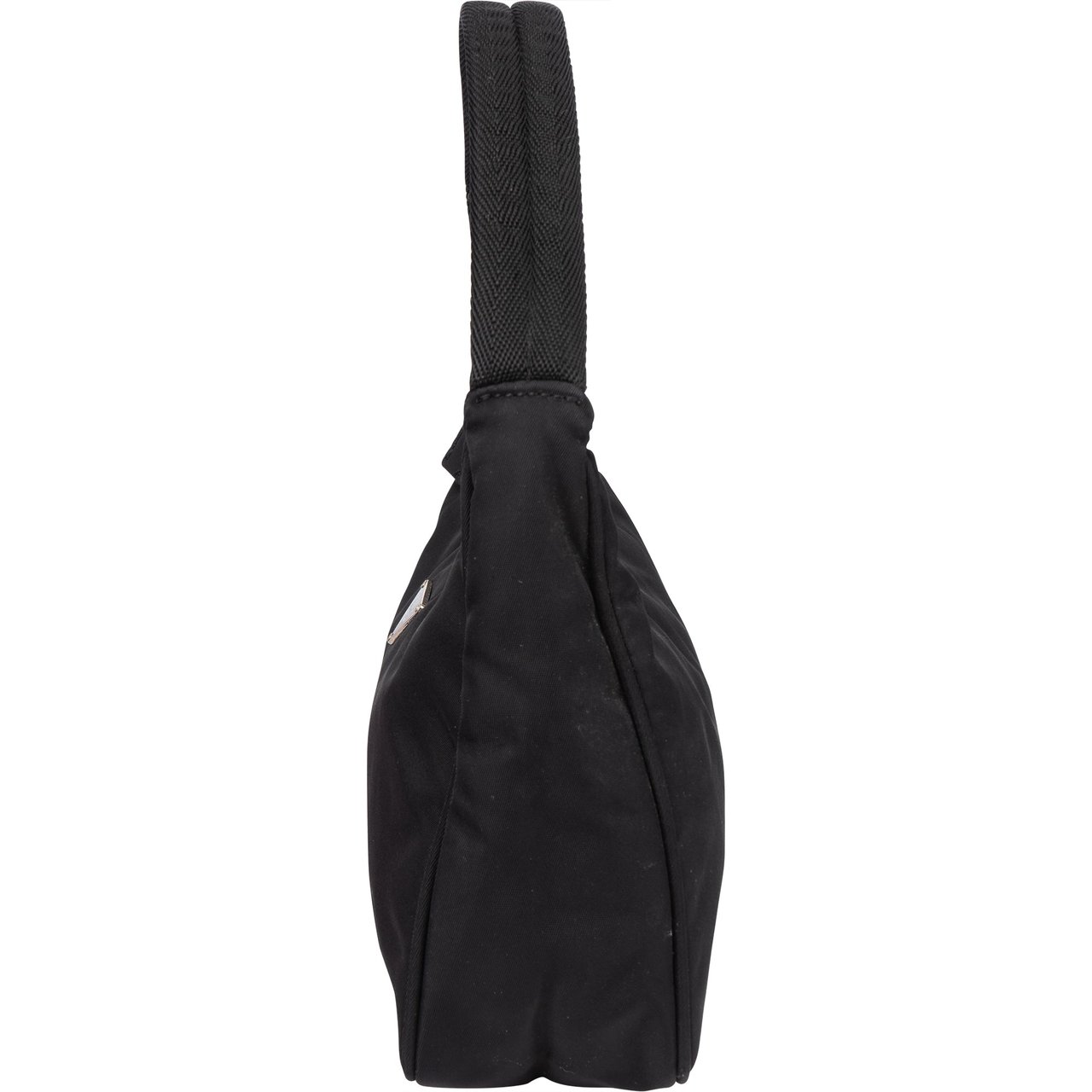 Prada Prada Black Nylon Triangle Vintage Re-Editon Handbag Zwart