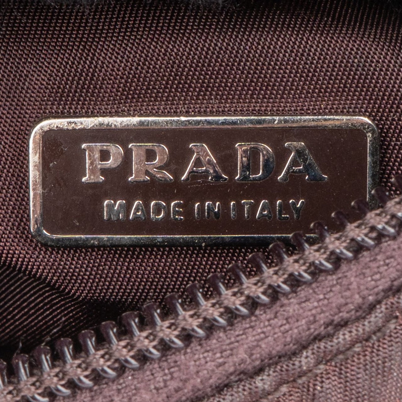 Prada Prada Purple Nylon Triangle Vintage Re-Editon Handbag Paars