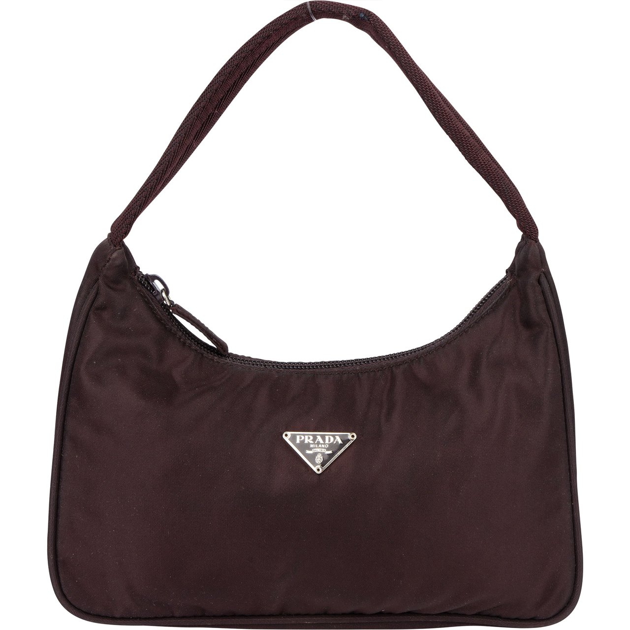 Prada Prada Purple Nylon Triangle Vintage Re-Editon Handbag Paars