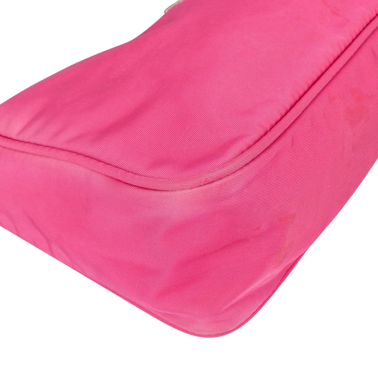 Prada Prada Pink Nylon Triangle Vintage Re-Editon Handbag Roze