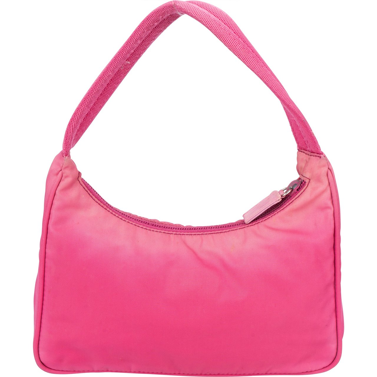 Prada Prada Pink Nylon Triangle Vintage Re-Editon Handbag Roze