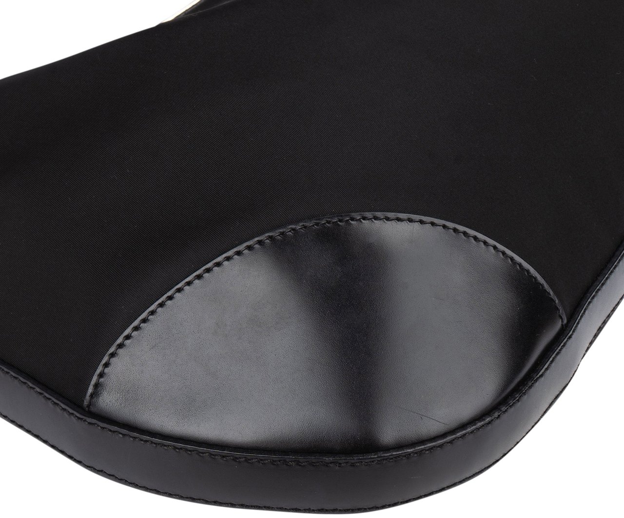 Prada Prada Nylon Triangle Shoulder Bag Zwart