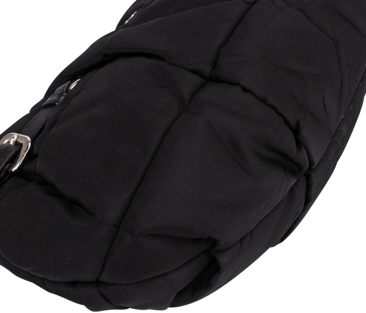 Prada Prada Puffy Nylon Handbag Zwart