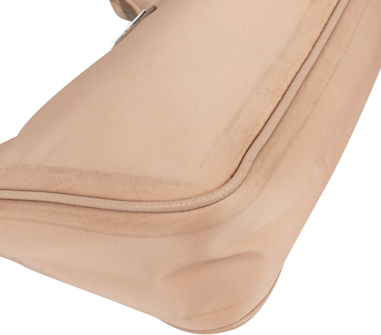 Prada Prada Beige Nylon Triangle Re-Edtion Crossbody Bag Beige