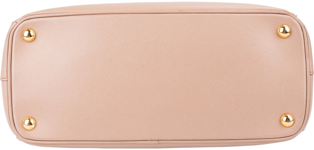 Prada Saffiano Leather Small Galleria Handbag Rood