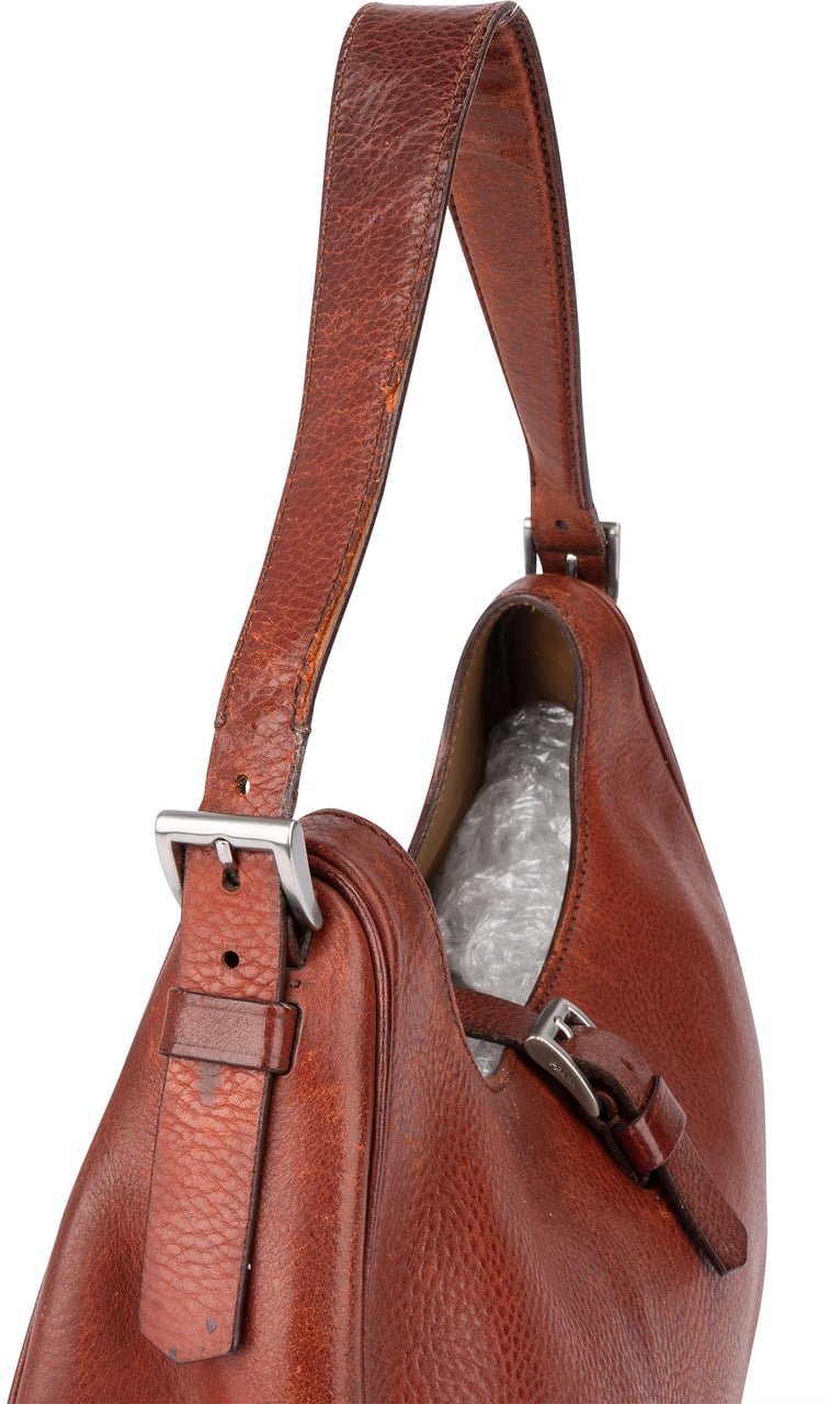 Prada Leather Cleo Shoulder Bag Rood