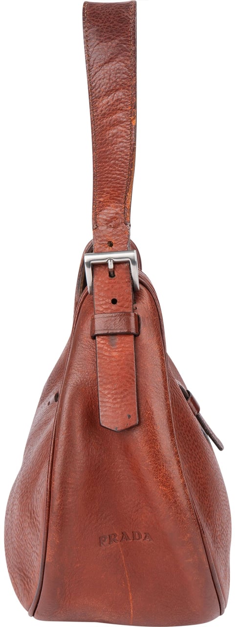 Prada Leather Cleo Shoulder Bag Rood