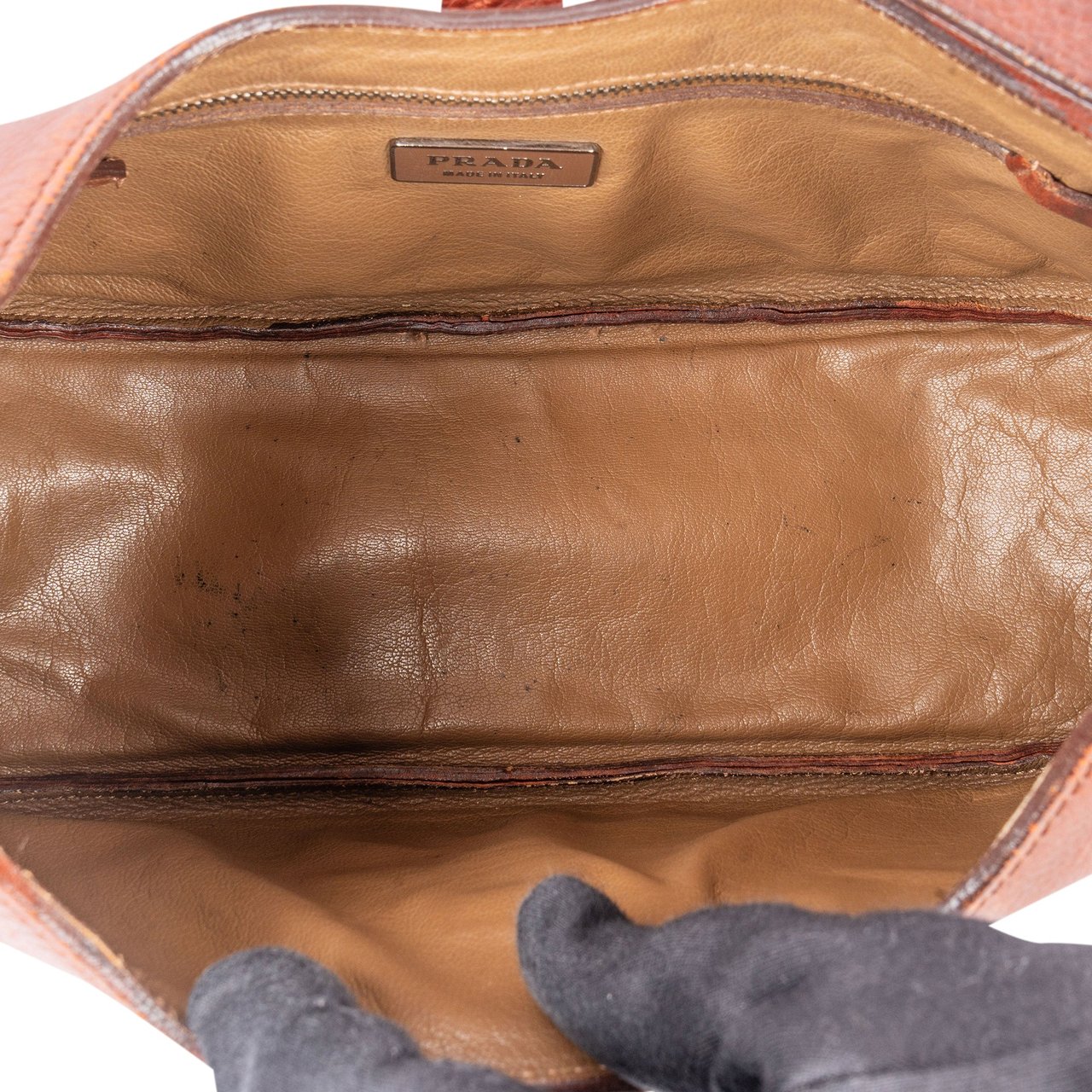 Prada Prada Leather Cleo Shoulder Bag Rood