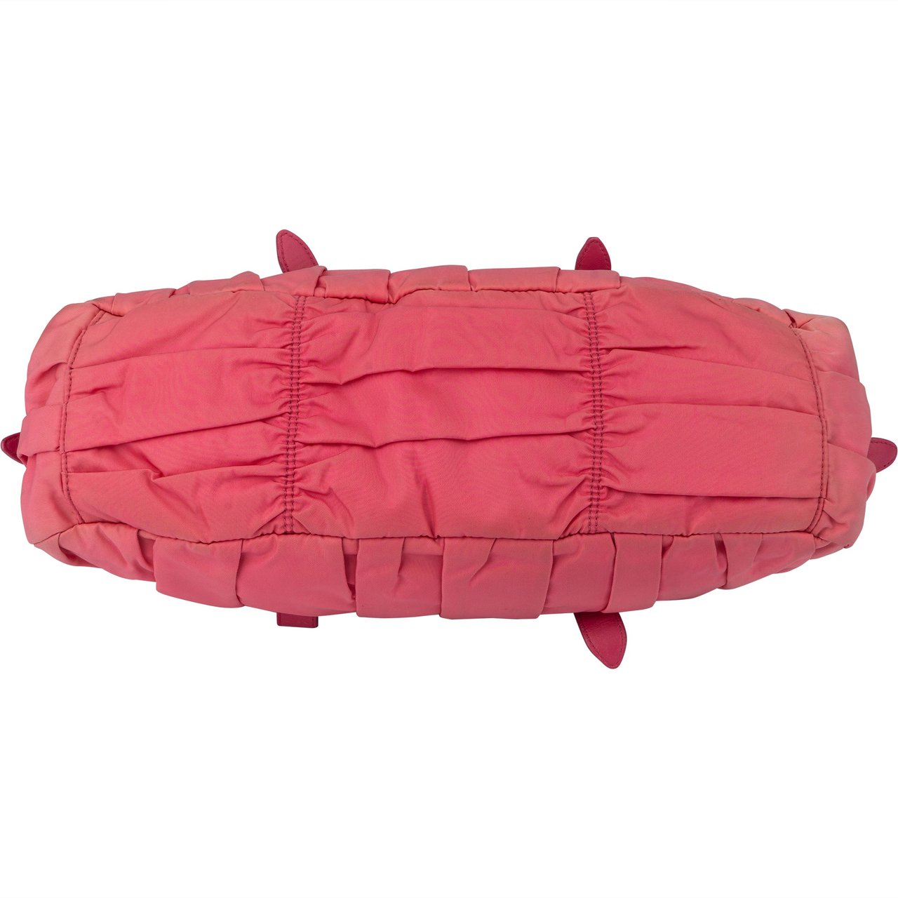 Prada Prada Pink Quilted Nylon City Handbag Roze