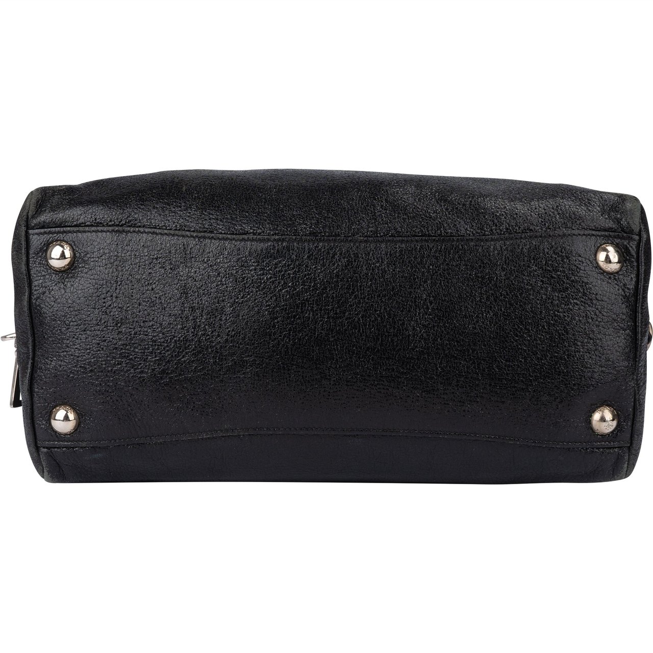 Prada Prada Shimering Leather City Handbag Zwart