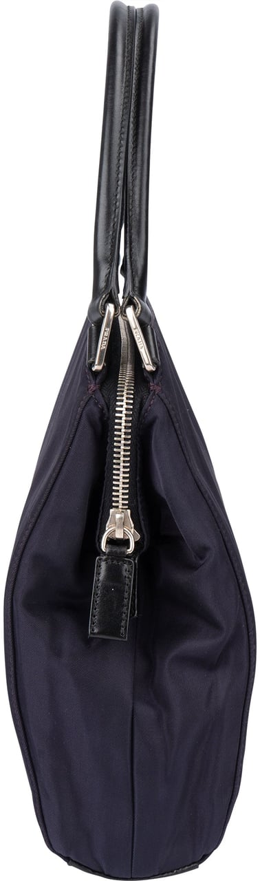 Prada Purple Nylon Triangle Handbag Paars