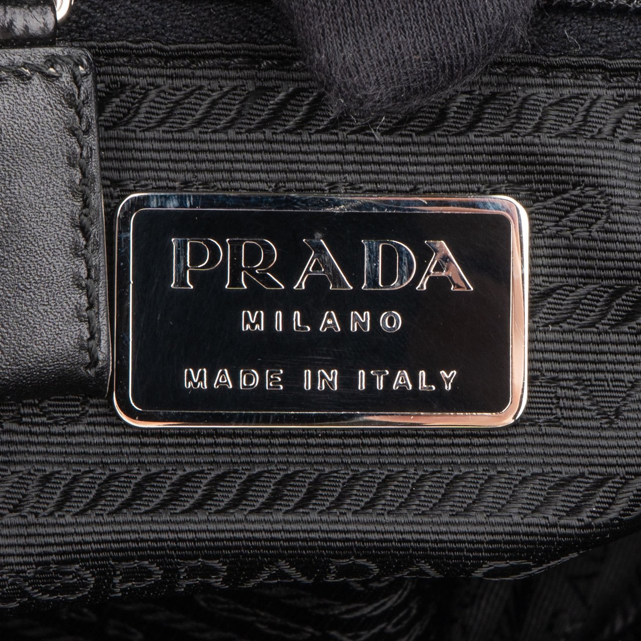 Prada Purple Nylon Triangle Handbag Paars