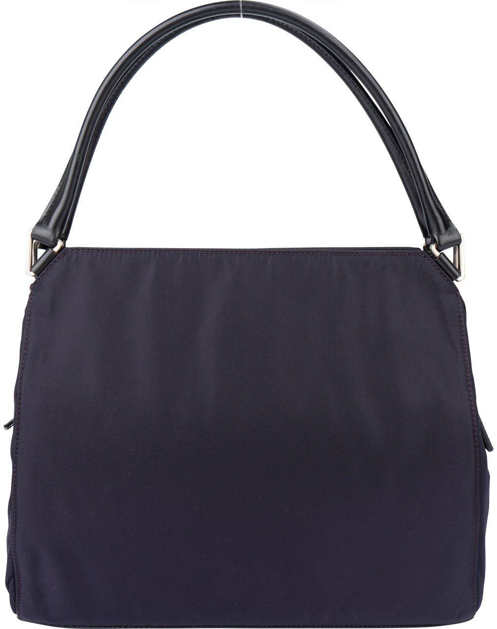 Prada Purple Nylon Triangle Handbag Paars
