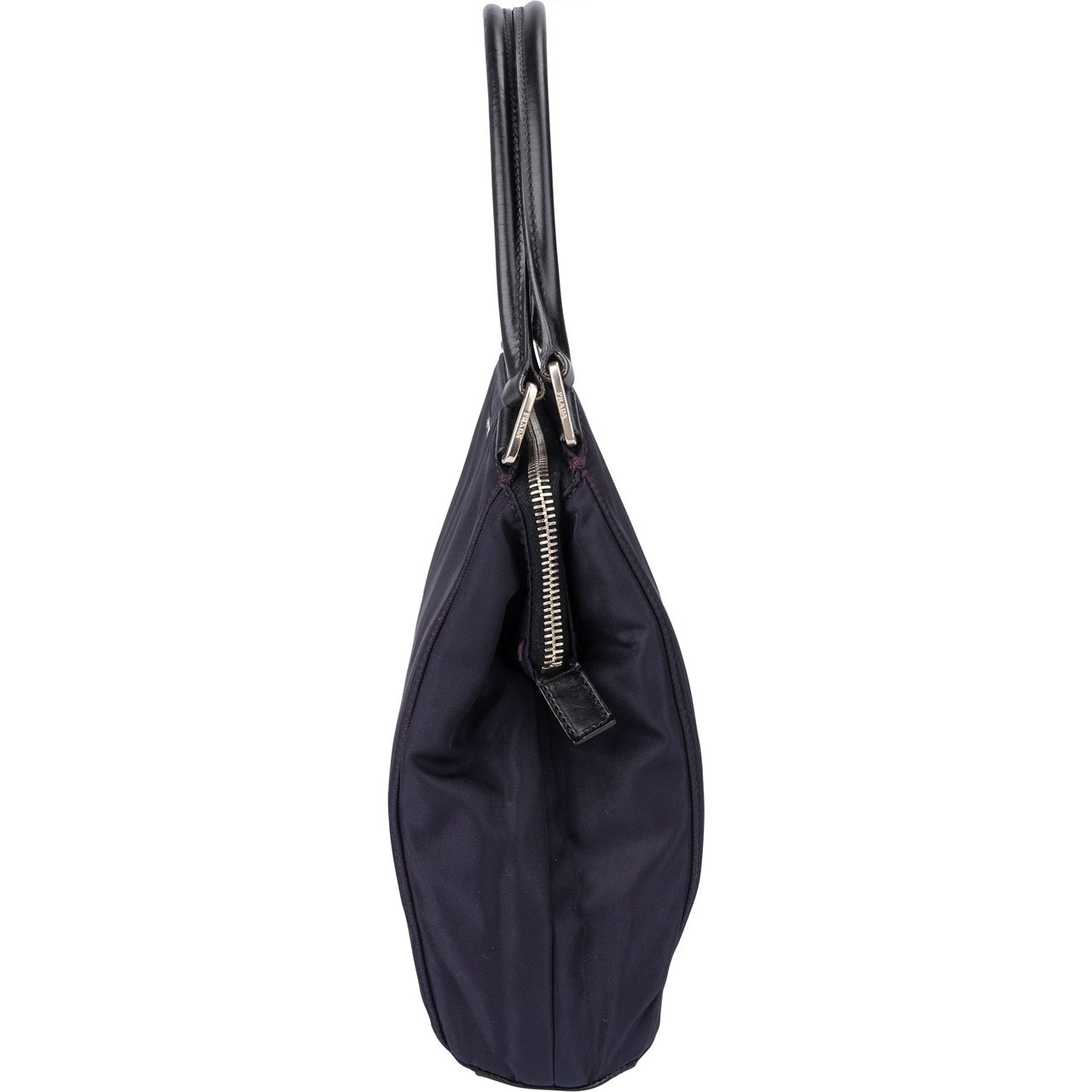 Prada Prada Purple Nylon Triangle Handbag Paars