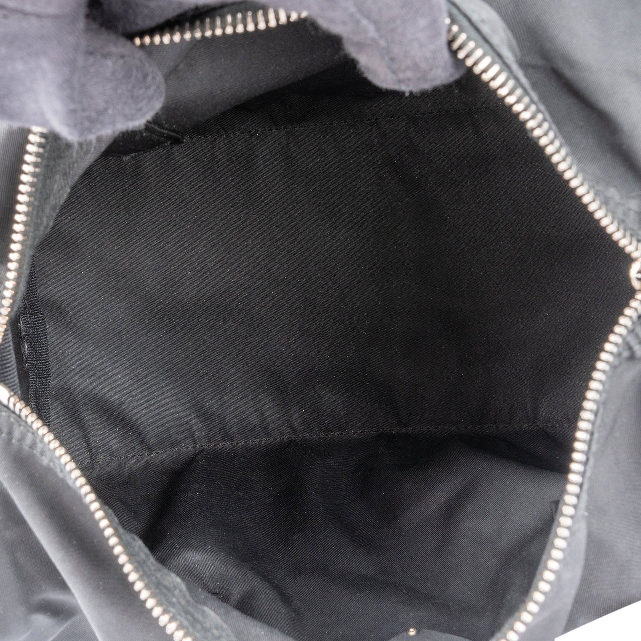 Prada Prada Black Nylon Triangle Handbag Zwart