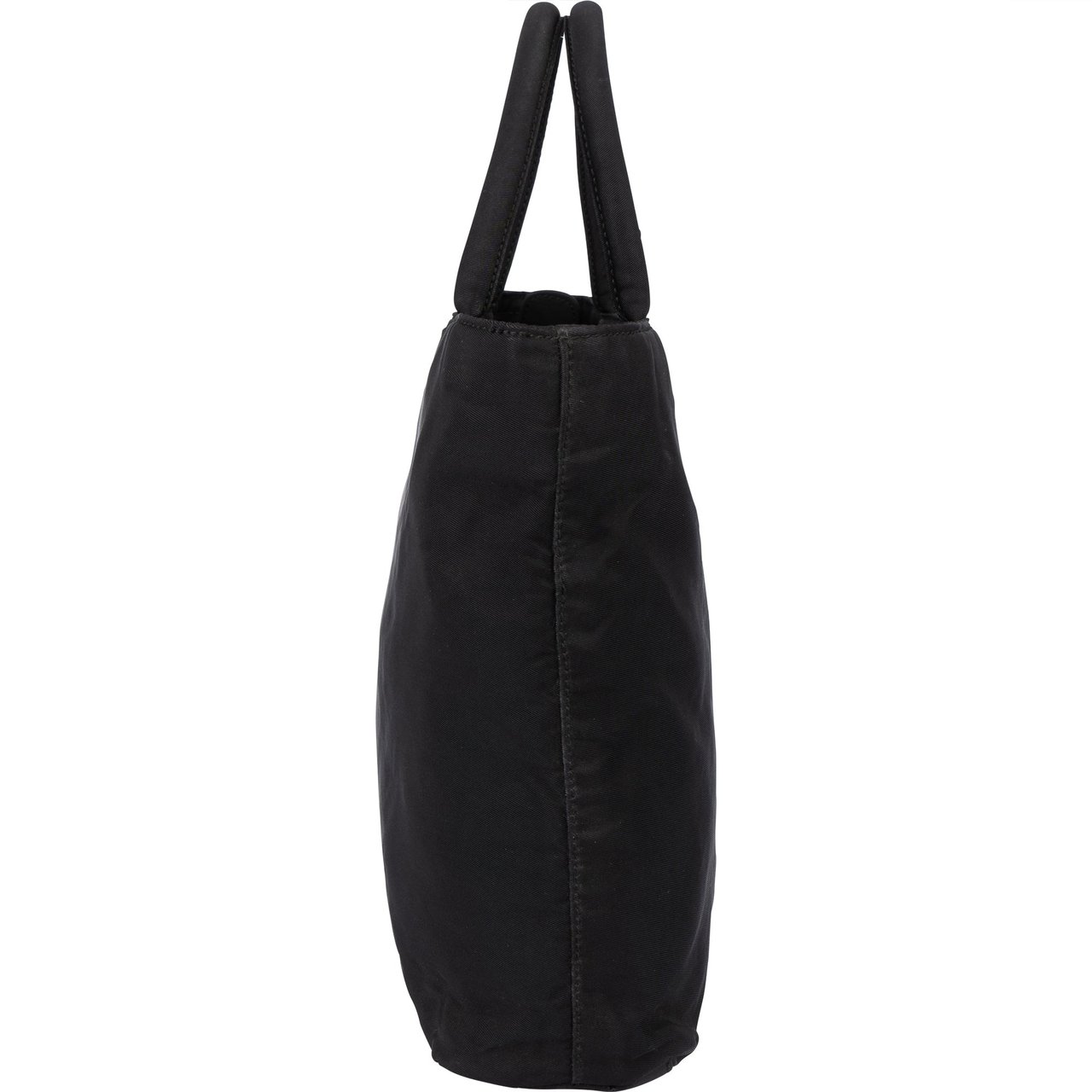 Prada Prada Black Nylon Triangle Handbag Zwart