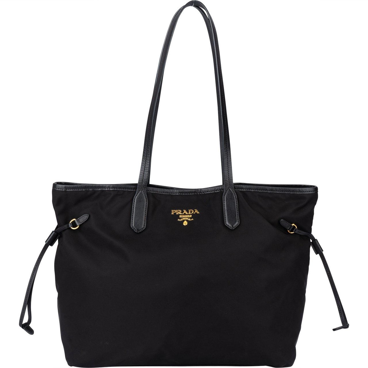 Prada Nylon City Shoulder Bag Zwart