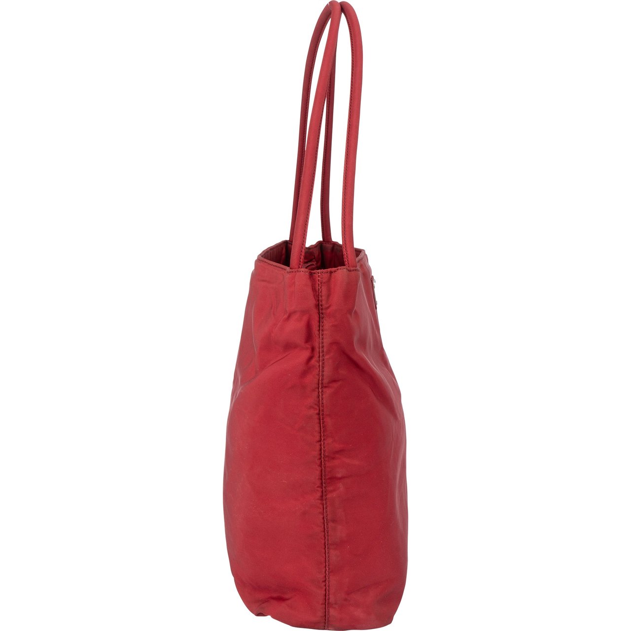 Prada Prada Red Nylon Triangle Handbag Divers