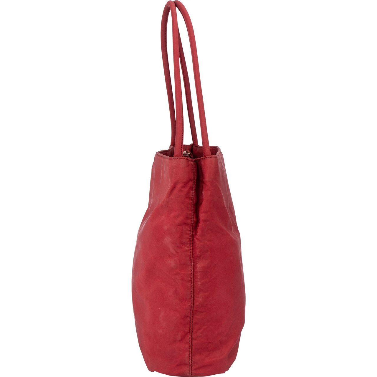 Prada Prada Red Nylon Triangle Handbag Divers