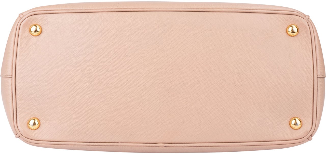 Prada Prada Pink Saffiano Leather Galleria Handbag Roze