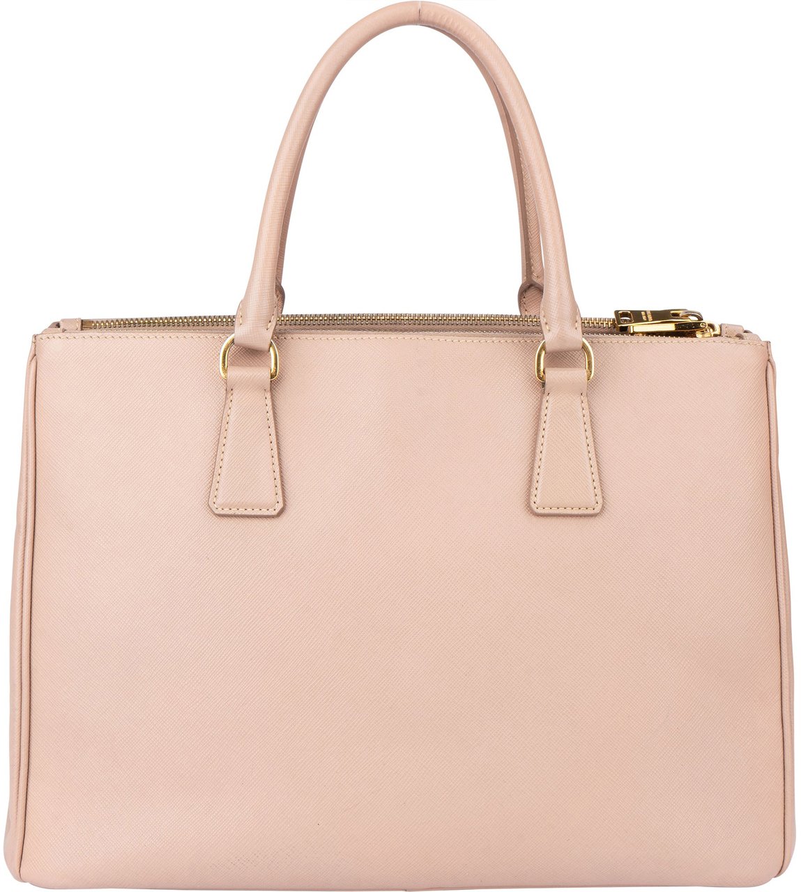 Prada Prada Pink Saffiano Leather Galleria Handbag Roze