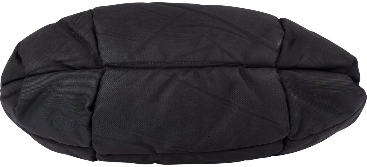 Prada Prada Black Nylon Puffer Shoulder Bag Zwart