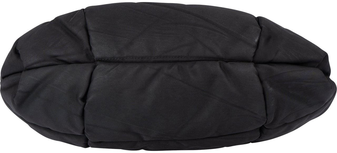 Prada Black Nylon Puffer Shoulder Bag Zwart