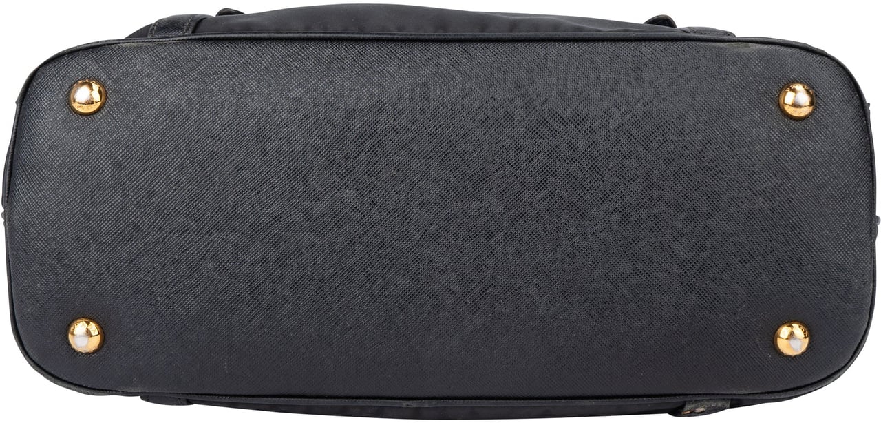 Prada Prada Black Nylon City Handbag Zwart