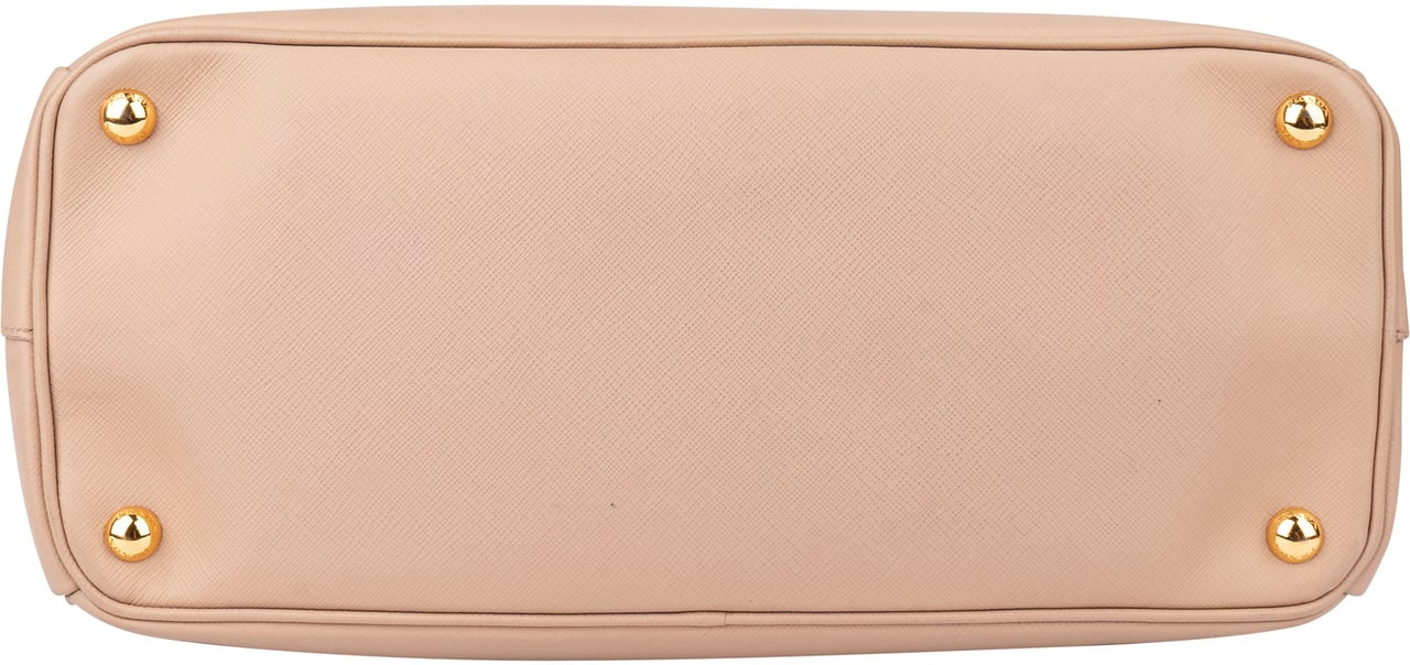 Prada Prada Saffiano Leather Galleria Handbag Roze