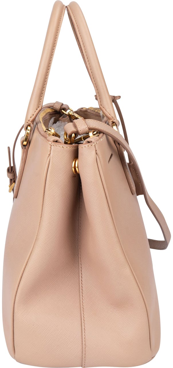 Prada Prada Saffiano Leather Galleria Handbag Roze