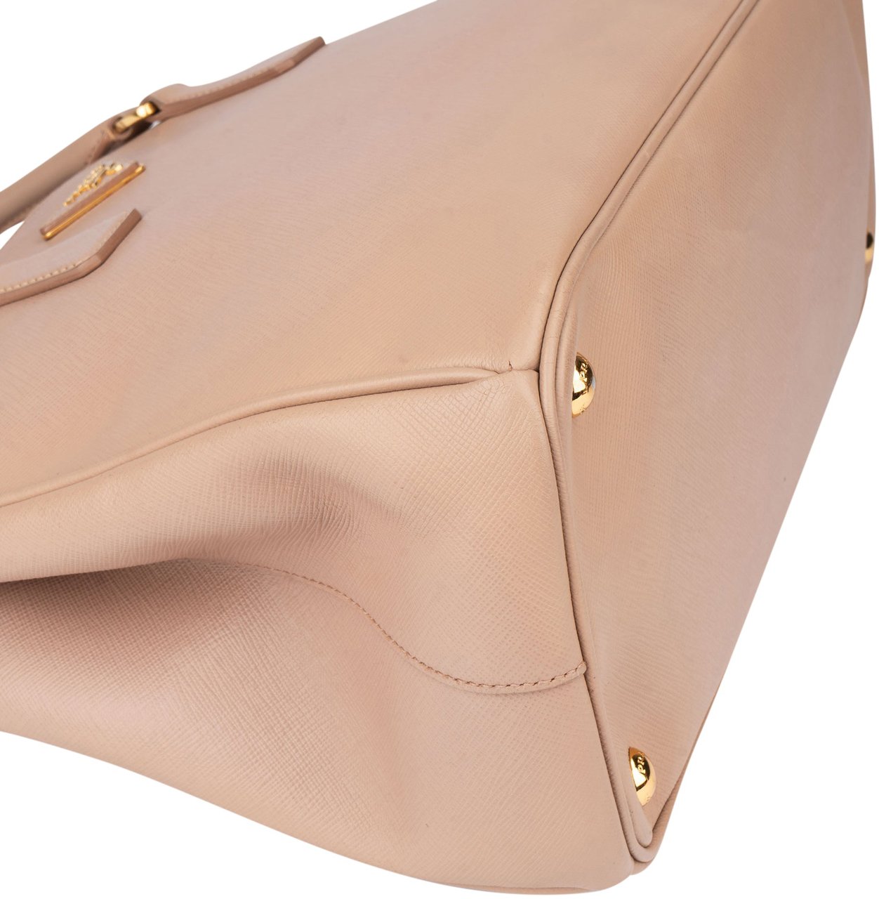 Prada Prada Saffiano Leather Galleria Handbag Roze