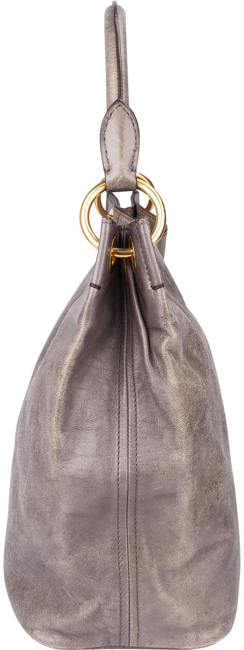 Prada Prada Fumo Leather Vitello Handbag Divers