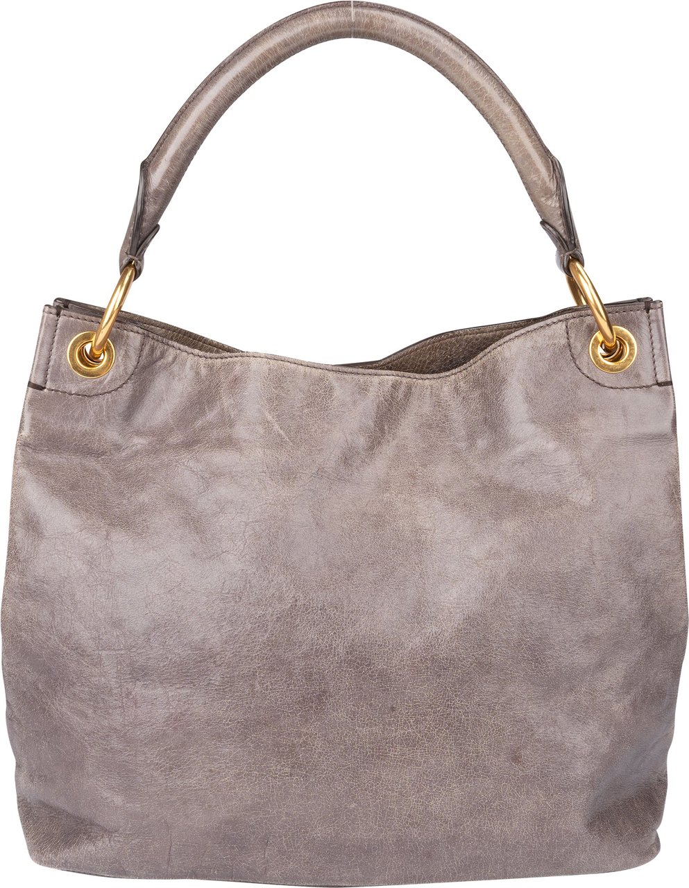 Prada Prada Fumo Leather Vitello Handbag Divers