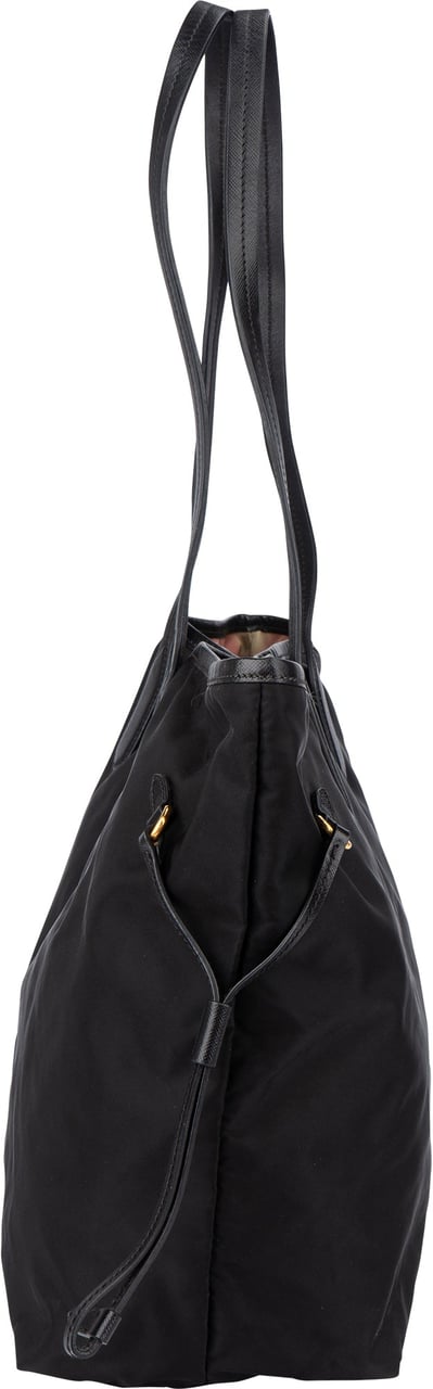 Prada Black Nylon Handbag Zwart