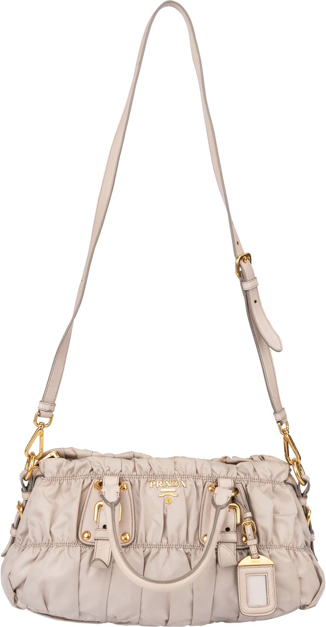 Prada Prada Quilted Nylon Handbag Divers